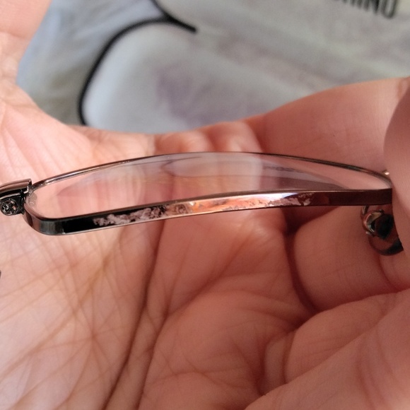 ❤️Not Included In $8 Sale❤️Moschino Made In Italy Reading Glasses Metallic Brown - Picture 10 of 11